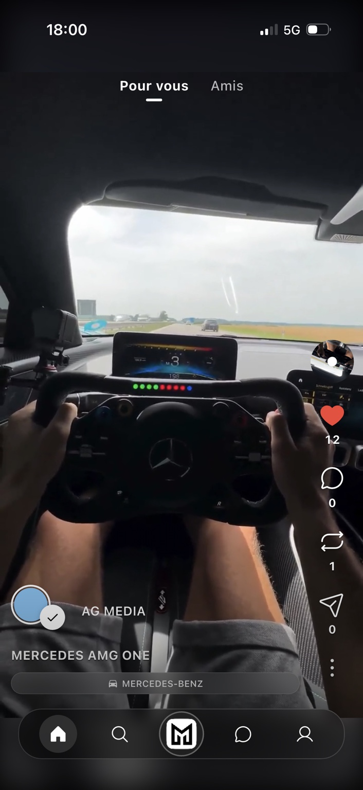 Aperçu d’un contenu sur Motorz Social — Mercedes AMG ONE